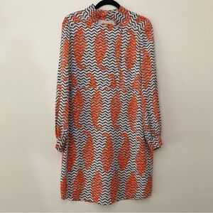 Tory Burch Thurman 100% Silk Dress with wrap belt
